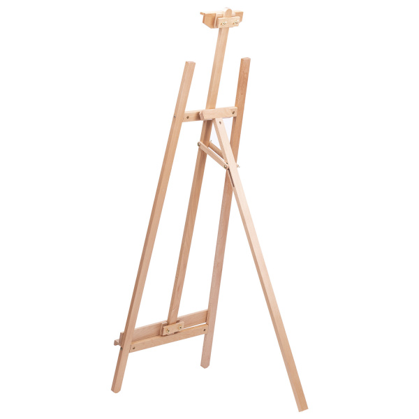 Мольберт напольный из бука, 158х50х87 см, высота холста до 121 см, лакированный, BRAUBERG ART CLASSIC, 192259 - Мольберты