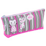 Пенал-косметичка BRAUBERG треугольный, мягкий, "Kittens", 22х3х8 см, 229255 - Пеналы мягкие