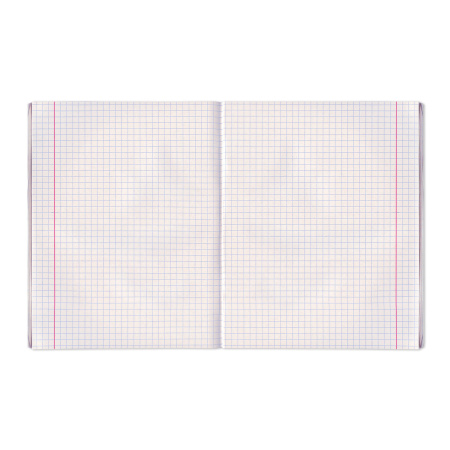 Тетрадь бумвинил, А5, 48 л., скоба, офсет №2 ЭКОНОМ, клетка, с полями, STAFF, ЗЕЛЕНЫЙ, 403412 - Тетради 40-48 листов