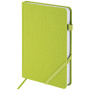 Ежедневник недатированный А5 138x213 мм BRAUBERG "Finest" под кожу, резинка, 136 л., зеленый, 111868 - Ежедневники с покрытием "под кожу и ткань"