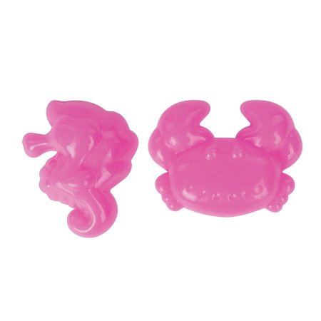 Песок для лепки кинетический ЮНЛАНДИЯ, синий, 500 г, 2 формочки, ведерко, 104996 - Песок для лепки