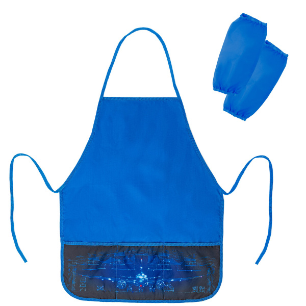 Фартук с нарукавниками BRAUBERG, 45x54 см, 3 кармана, "Aviator", 271051