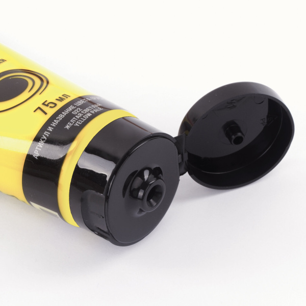 Краска акриловая художественная BRAUBERG ART CLASSIC, туба 75мл, ЖЕЛТАЯ СВЕТЛАЯ, 191075 - Акриловые краски художественные поштучно