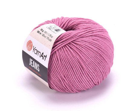 Пряжа YarnArt Jeans №65 (темно-розовый)
