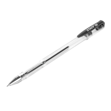 Ручки гелевые STAFF "Basic" GP-789, НАБОР 4 ЦВЕТА, хромированный наконечник, узел 0,5 мм, 142792 - Наборы гелевых ручек