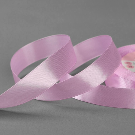 Лента атласная, ширина 20 мм, цвет тёплый сиреневый №45