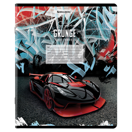 Тетради 18 л. КОМПЛЕКТ 10 шт. BRAUBERG, клетка, обложка картон, DRIVE, 106669 - Тетради 12-24 листов