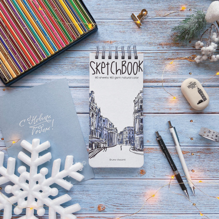 Карандаш механический BRUNO VISCONTI UltraGraphix, металлический корпус ассорти, 0,3 мм, ластик, 21-0033 - Карандаши механические