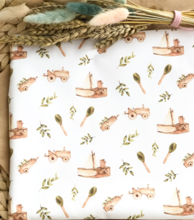 Ткань для рукоделия "Сканди игрушки" 30*80 см. 100% хлопок, плотность 140 г/м2