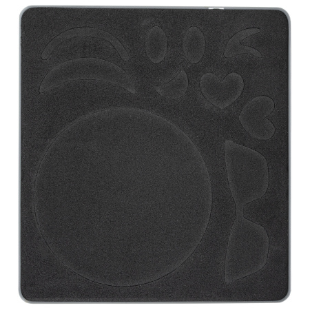 Нож для вырубки "Смайлы" для Машинки для вырубки ОС-5, 14х15 см, сталь, ОСТРОВ СОКРОВИЩ, 663839, 866-080 - Машинки, ножи и маты для вырубки, клише для тиснения