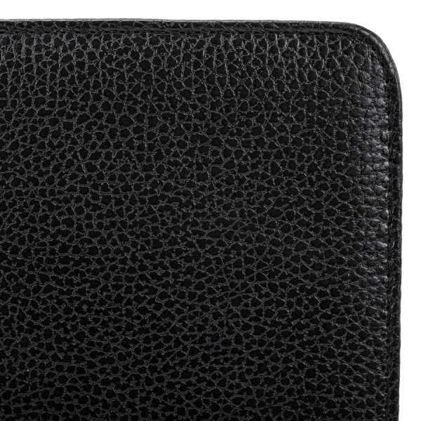 Папка из натуральной кожи на молнии, 340х250х30 мм, черная, 8-011 - Папки из кожи