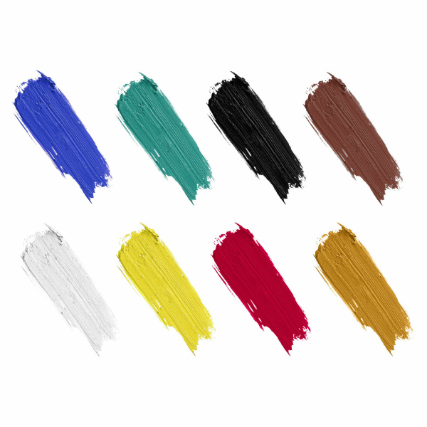 Гуашь ЮНЛАНДИЯ "ШКОЛЬНАЯ", 8 цветов по 17,5 мл, 192383 - Краски для детского творчества