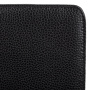 Папка из натуральной кожи на молнии, 340х250х30 мм, черная, 8-011 - Папки из кожи