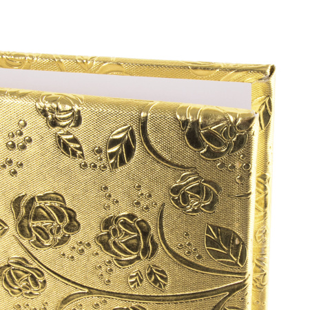 Фотоальбом BRAUBERG свадебный, 20 магнитных листов 30х32 см, под фактурную кожу, светло-золотистый, 391127 - Фотоальбомы