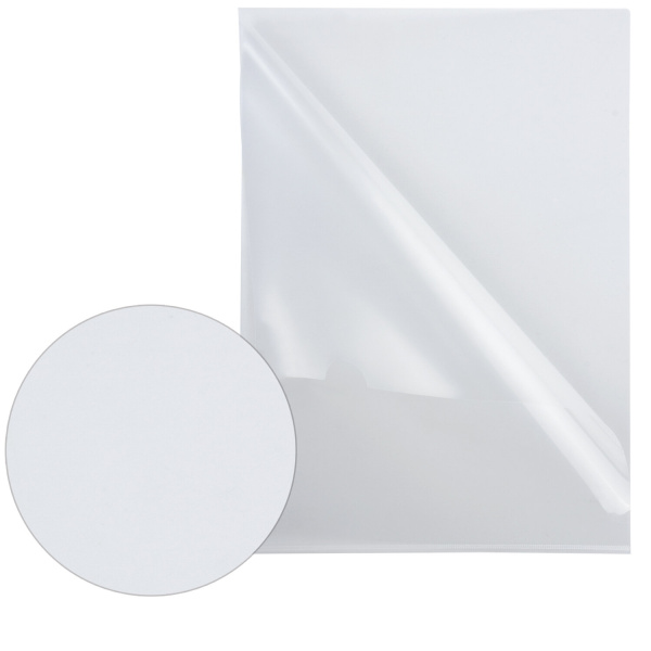 Папка-уголок BRAUBERG, прозрачная, 0,10 мм, 223966 - Папки-уголки пластиковые