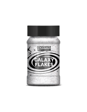 Хлопья Galaxy Pentart, 15 г, беловатый Монд