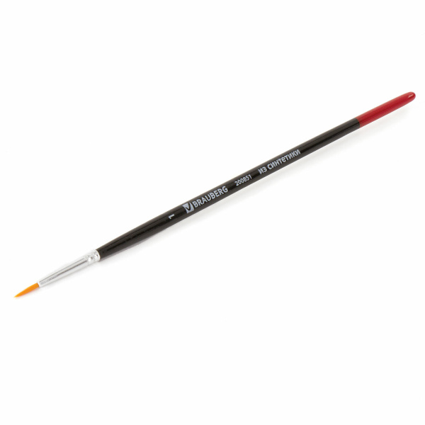 Кисть BRAUBERG синтетика, круглая, №1, 200851 - Кисти для рисования