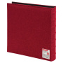 Фотоальбом BRAUBERG на 500 фото 10х15 см, ткань, бордовый, 391187 - Фотоальбомы