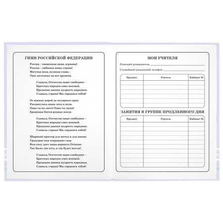 Дневник 1-4 класс 48 л., твердый, ЮНЛАНДИЯ, глянцевая ламинация, с подсказом, "Совушка", 106594 - Дневники для младших классов