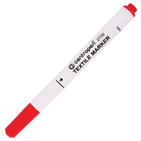 Маркеры для ткани 10 ЦВЕТОВ CENTROPEN "Textile Marker", круглый наконечник, 1,8 мм, 2739/10, 5 2739 1001 - Маркеры для хобби