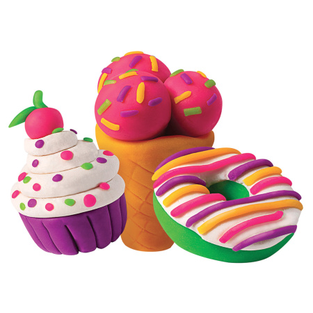 Набор для лепки "Волшебное тесто" 250 г, 5 цветов, ВОЛШЕБНЫЙ МИР, VT013 - Пластилин