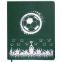Дневник 1-11 класс 48 л., кожзам (гибкая), термотиснение, фольга, BRAUBERG, "Football", 106170 - Дневники универсальные