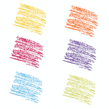 Мел цветной JOVI (Испания), набор 20 шт., для рисования на асфальте, круглый, пластиковое ведро, 1130 - Мелки