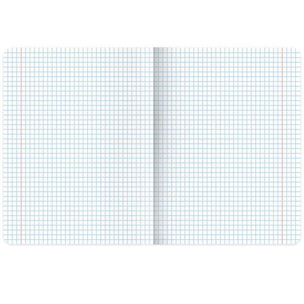 Тетрадь А5, 48 л., BRAUBERG, скоба, клетка, выборочный лак, "Классика", 1 шт, 404344 - Тетради 40-48 листов