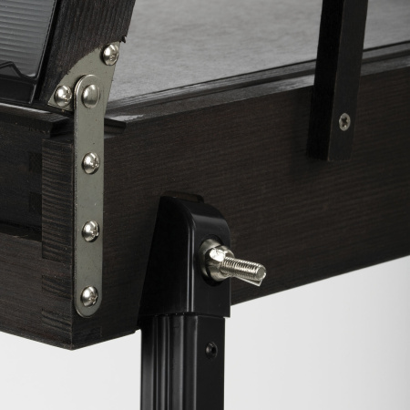 Этюдник-мольберт BRAUBERG ART PREMIERE, алюминиевые ножки, холст до 82 см, кофейный, 191757 - Этюдники