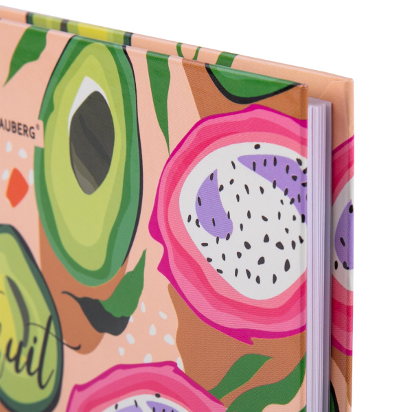 Дневник 5-11 класс 48 л., твердый, BRAUBERG, глянцевая ламинация, с подсказом, "Fruits", 106404 - Дневники для старших классов