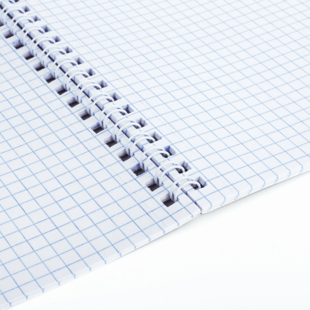 Тетрадь А5, 96 л., BRAUBERG, гребень, клетка, обложка картон, "INDAY", 400526 - Тетради более 60 листов