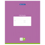 Тетрадь 18 л. BRAUBERG, линия, обложка картон, ПОЛОСКИ ОДНОТОННЫЕ, 401860 - Тетради 12-24 листов