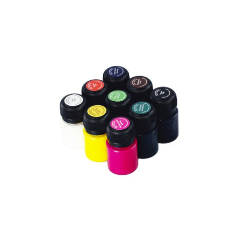 Набор акриловых красок стекло/керамика картон  9 шт х 20 мл "Decola" - Краски по стеклу и керамике в наборах