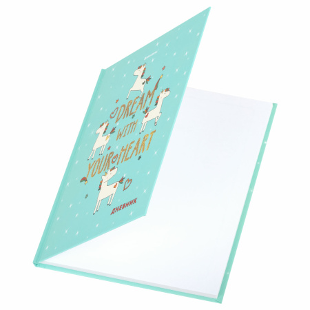 Дневник 1-4 класс 48 л., твердый, BRAUBERG, блестки, с подсказом, "Unicorns", 106365 - Дневники для младших классов