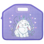 Папка-сумка ЮНЛАНДИЯ, 1 отделение, фетровые ручки, 34х30х11 см, "Little bunny", 270998 - Папки-сумки с ручками