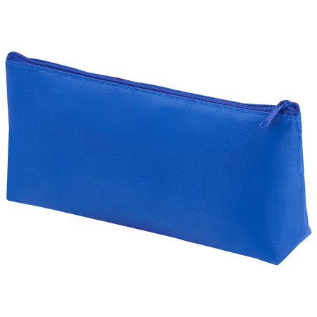 Пенал-косметичка ПИФАГОР на молнии, текстиль, синий, 19х4х9 см, 229004 - Пеналы мягкие