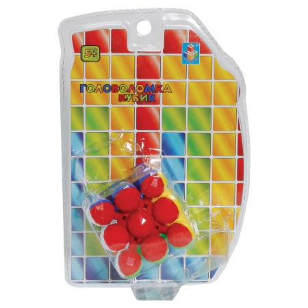 Головоломка "Кубик" 3D, 6 см, 1TOY, Т57366 - Игрушки развивающие