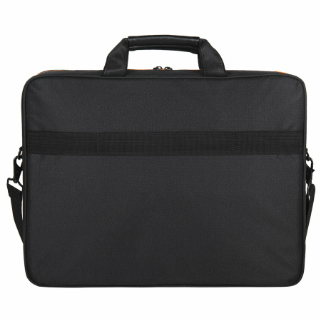 Сумка-портфель BRAUBERG "Office" с отделением для ноутбука 17,3", черная, 44х34х6 см, 270826 - Сумки деловые с отделением для ноутбука и планшета
