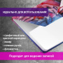 Скетчбук, белая бумага 120 г/м2, 145х203 мм, 80 л., резинка, твердый, BRAUBERG ART DEBUT "Фламинго", 114584 - Альбомы, скетчбуки и бумага для графики и эскизов