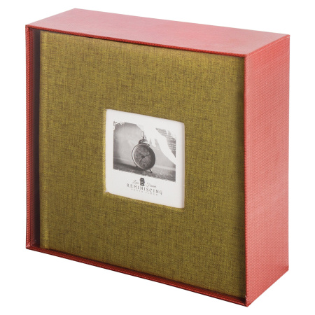 Фотоальбом BRAUBERG на 300 фото 10х15 см, ткань, хаки, 391188 - Фотоальбомы