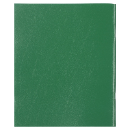 Тетрадь бумвинил, А5, 48 л., скоба, офсет №1, клетка, с полями, STAFF, ЗЕЛЕНЫЙ, 403413 - Тетради 40-48 листов