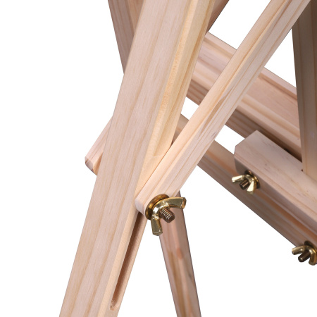 Мольберт напольный из сосны Лира, 170х55х70 см, высота холста до 107 см, BRAUBERG ART CLASSIC, 192260 - Мольберты