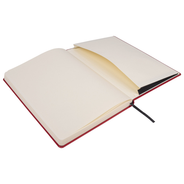 Ежедневник недатированный БОЛЬШОЙ ФОРМАТ 210х297 мм А4, BRAUBERG "Office", 160 л., красный, 113286 - Ежедневники с покрытием "под кожу и ткань"