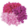 Бусины для творчества "Звезды", 10 мм, 30 грамм, светло-розовые, розовые, фиолетовые, ОСТРОВ СОКРОВИЩ, 661250 - Бусины для творчества