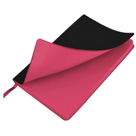 Ежедневник недатированный А5 138х213 мм BRAUBERG "Flex" под кожу, гибкий, 136 л., черный, 111681 - Ежедневники с покрытием "под кожу и ткань"