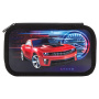 Пенал ЮНЛАНДИЯ, 2 отделения, ламинированный картон, конгрев, 19х11 см, "Red Car", 270176 - Пеналы каркасные