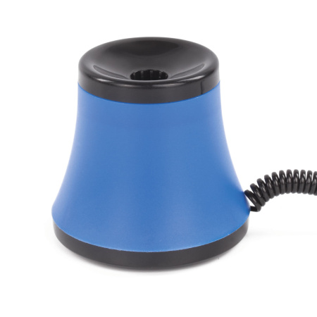 Ручка шариковая настольная масляная BRAUBERG "Стенд-Пен №1", СИНЯЯ, корпус черный/синий, линия письма 0,35 мм, 141884 - Ручки шариковые на подставке