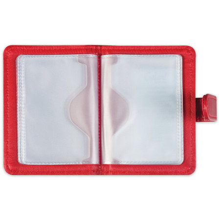 Визитница/кредитница однорядная GALANT "Ritter", на 24 карты, под гладкую кожу, застежка, бордовая, 235399 - Визитницы и кредитницы однорядные карманные