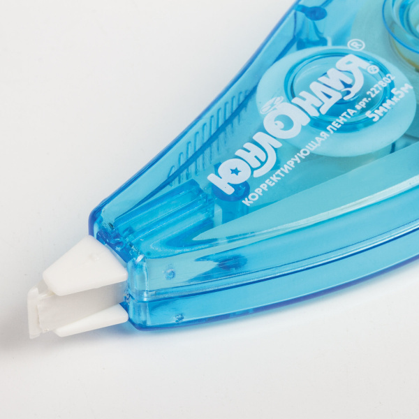 Корректирующая лента ЮНЛАНДИЯ "КАПЛЯ", 5 мм х 5 м, корпус ассорти, блистер, 227802 - Корректирующие ленты