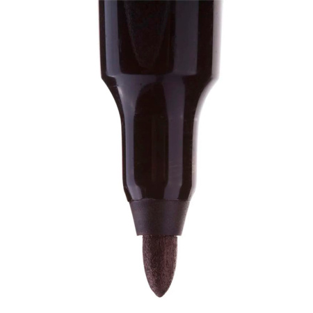 Маркер для CD и DVD ЧЕРНЫЙ CENTROPEN, трехгранная форма захвата, тонкий, 1 мм, 4606, 6 4606 0112 - Маркеры для CD и DVD